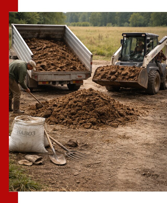 Доставка конского навоза в Нижнем Новгороде с разгрузкой и доставкой на объект