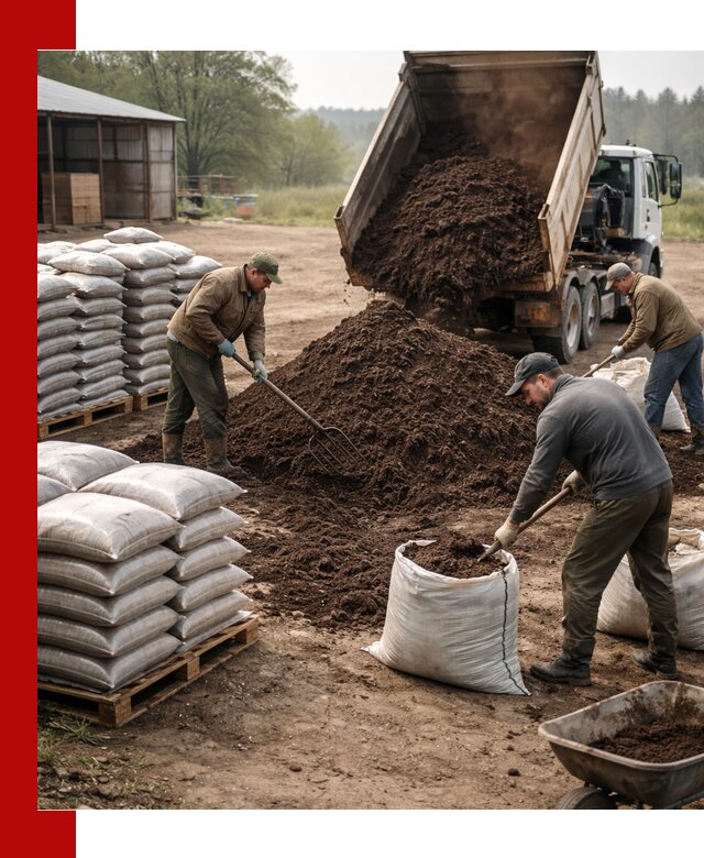 Доставка компоста оптом и в розницу в Нижнем Новгороде