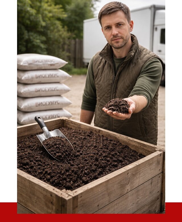 Купить биогумус в Нижнем Новгороде с доставкой от 8858 р. за куб | ПРОНЕРУДНнн