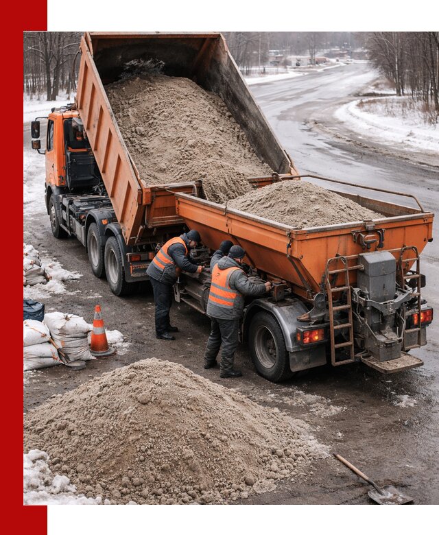 Поставка и вывоз пескосоля в Нижнем Новгороде оптом и в розницу