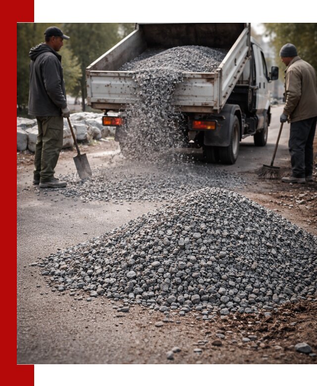 Гранитная крошка для посыпки дорог и тротуаров в Нижнем Новгороде