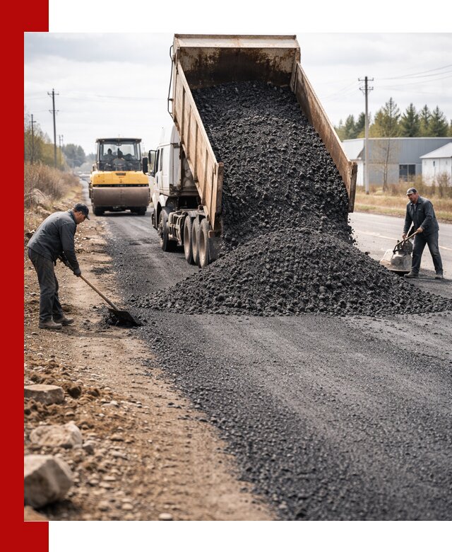 Асфальтовая крошка для дорог в Нижнем Новгороде — поставка и доставка