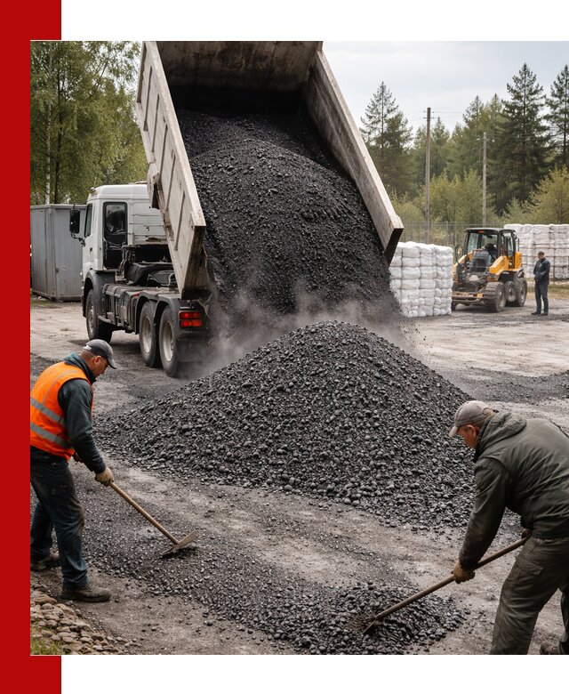 Доставка и продажа асфальтного гранулята в Нижнем Новгороде