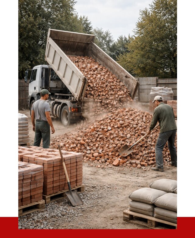 Бой кирпича в Нижнем Новгороде с доставкой от 4377 руб/куб | ПРОНЕРУДНнн