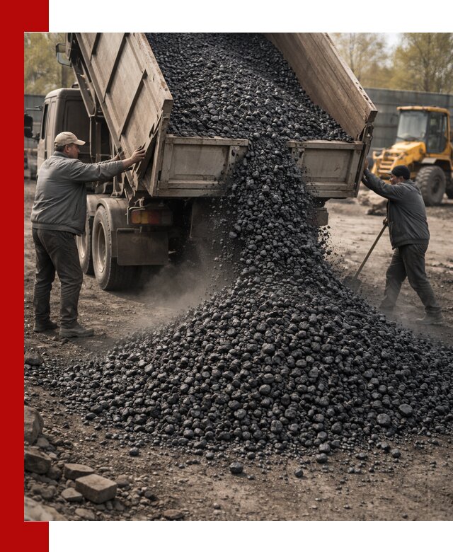 Доставка угля семечка самосвалами в Нижнем Новгороде