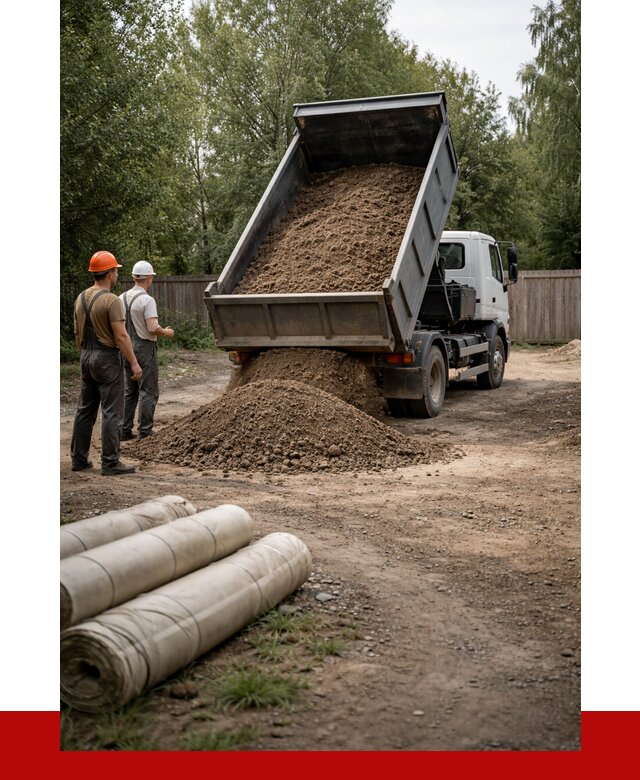 Доставка сыпучих материалов самосвалом в [cvi] от 4377 р. | ПРОНЕРУДНнн