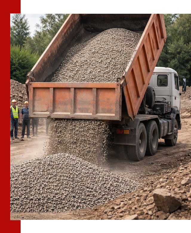 Доставка сыпучих материалов самосвалом в Нижнем Новгороде быстро и надежно