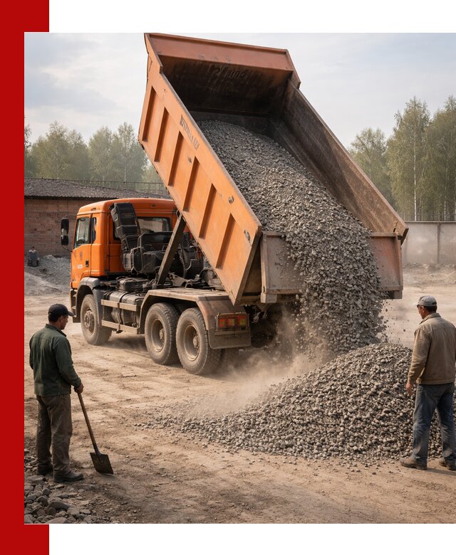 Доставка самосвалом 20 м3 в Нижнем Новгороде быстро и надежно