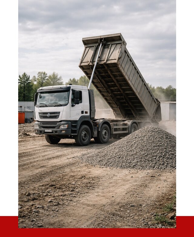 Доставка самосвалом 40 кубов в Нижнем Новгороде от 9379 р. | ПРОНЕРУДНнн