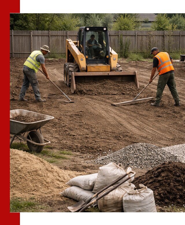 Выравнивание участка под строительство и благоустройство в Нижнем Новгороде