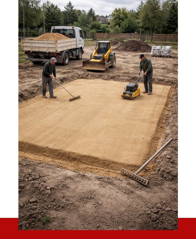 Устройство песчаной подушки в Нижнем Новгороде от 4689 р. ПРОНЕРУДНнн